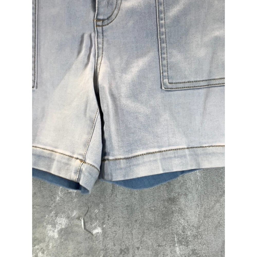 INC International Concepts Women's LT Indigo High-Rise Patch-Pocket Short SZ6/28 - Picture 6 of 12